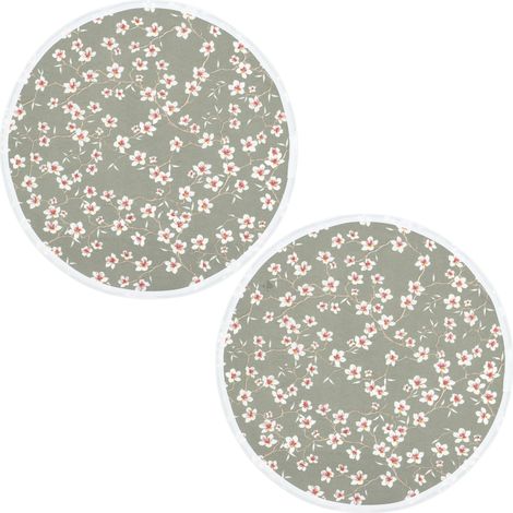 Lot de 2 sets de table enduit AMANDIER 38x38 cm (1/5)