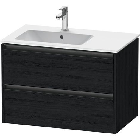 Duravit Ketho.2 Waschtischunterbau wandhängend, 2 Schubkästen, (1/2)