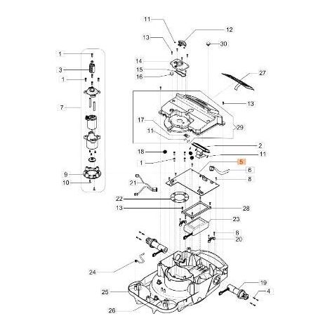 ORIGINAL ELEKTRONISCHE PLATINE EMAK AK454889