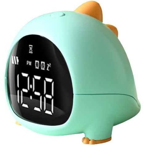 Wecker Schöner Wecker mit USB Ladeanschluss, 2 Weckzeiten, lauter LED Anzeige, Schlummerfunktion, Tischwecker mit einstellbarem Klingelton (Farbe (1/5)
