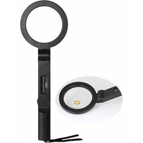 Détecteur de métaux portatif - Capteur métallique de sensibilité portable pour l'inspection de la sécurité, l'alarme, le bruit et l'indicateur LED - Trouver le métal pour la sécurité (1/5)