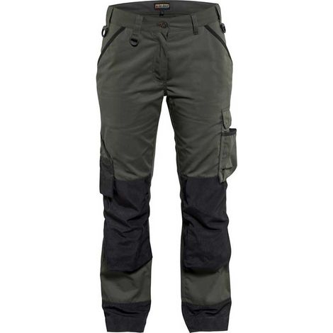 Pantalon paysagiste femme BLAKLADER 7154 - Vert foncé - 36 - Jambes standards (1/4)