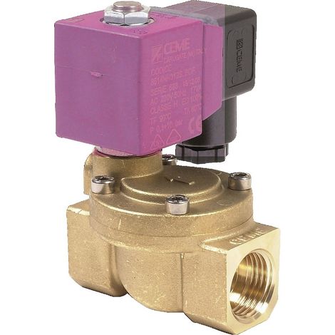 Électrovanne laiton normalement fermée ESM86 Femelle - Femelle 24v 0,3 à 10bars 20x27