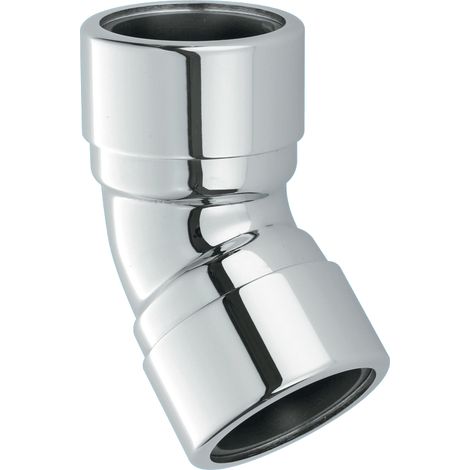 McAlpine 35B-CB 135 degree Chrome Plated Brass Compression Bend 1.25" (1/4)