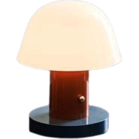 Lampe Bureau Champignon Rechargeable Dimmable Tactile Sans Fil pour Chevet Decoration Chambre (1/5)