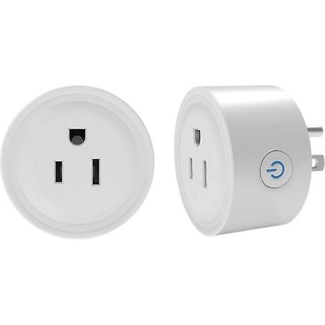 Mini-Smart-Steckdose, kompatibel mit Apple HomeKit, Alexa und Google Assistant, MFi-zertifiziert, ohne Hub, 2er-Pack (US-Stecker). (1/5)