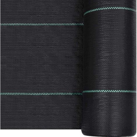 Toile de paillage Noir 1x50 m PP
