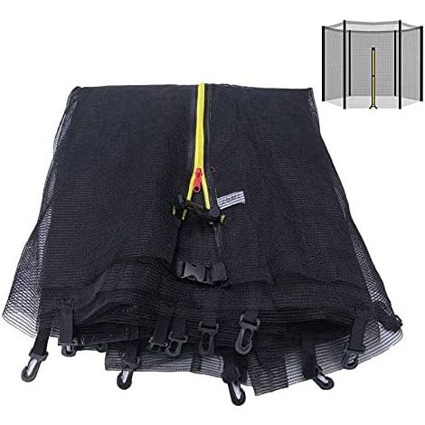 Ersatznetz für Trampoline, ø 150 183 244 306 366 396 427 488 cm Sicherheitsnetz für Trampoline mit 6/8/12 Stangen, 150 cm 6 Stangen - 150 cm (1/5)