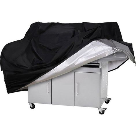 Maison de barbecue Imperméable et Résistante aux Déchirures 100X80X66cm Couleur Noir Maison pour mobilier de jardin (1/5)