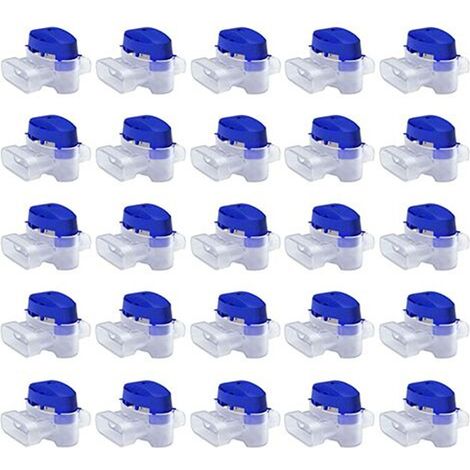 Connecteur De Câble Pour Robot Tondeuse - 25 Connecteurs Étanches À Gel Pour Extension Ou Réparation De Câble Basse Tension - 0 75 À 2 5 Mm² - Lot De 25 (1/5)