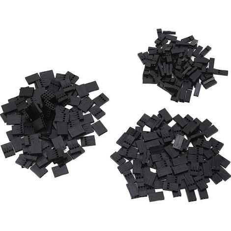 300 Stück Jumper-Draht-Steckverbinder, 2,54 mm, 18–26 AWG, 2-, 3- und 4-polige Stiftleiste (1/4)