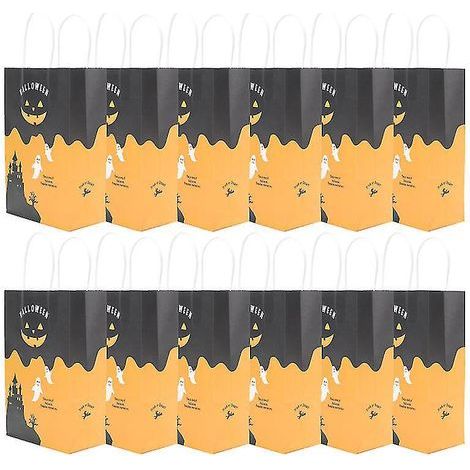 Lot de 12 sacs à main pour décorations d'Halloween (1/3)