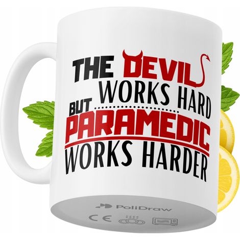 Mug humoristique pour ambulancier, avec un texte amusant et un design graphique original. Idéal pour les anniversaires, les fêtes et les occasions spéciales. Mug premium pour la maison, le bureau et l