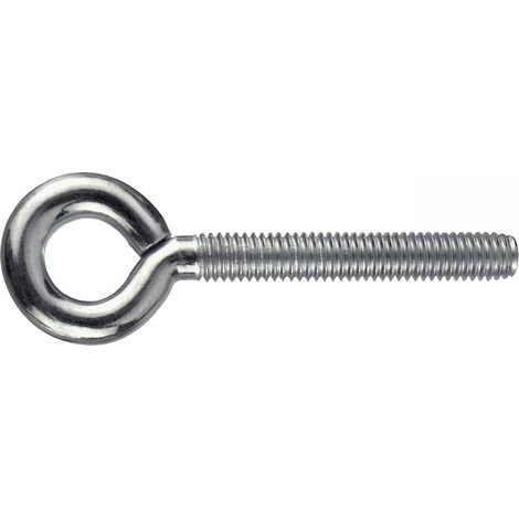 Connex Ringschrauben M4 x 30 mm - 15 Stück verzinkt Ringe