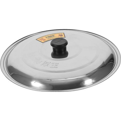 Couvercle de casserole multifonction en acier inoxydable pour la maison-31.00X31.00X7.00CM-Black (1/4)