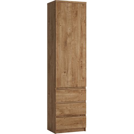 Aktenschrank Regalschrank in Eiche Nb. FORTALEZA-129, B/H/T ca. 50,1/200/40 cm (1/5)
