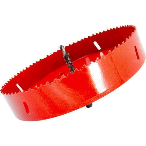 TAISHENGDA-Scie Cloche Bi-métal, Scie Cloche Bois Ø200mm, Scie Trépan Foret de Centrage, pour Percer Plastique, PVC, Bois, Panneaux Fibres, Métal Souple (1/5)