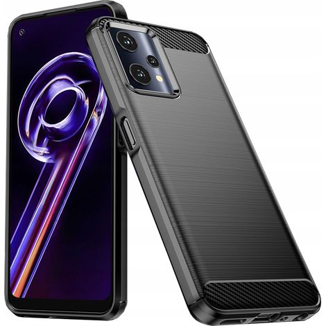 Étui souple Carbon Case noir pour Realme 9 Pro (1/5)