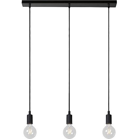 Suspension Lucide Fix Multiple noire 3xE27 (1/2)