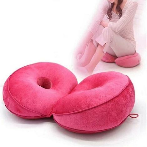 Cojín de asiento multifuncional Doble cómodo Cojín de cadera de espuma viscoelástica Hermoso cojín de látex para glúteos Cómodo hogar