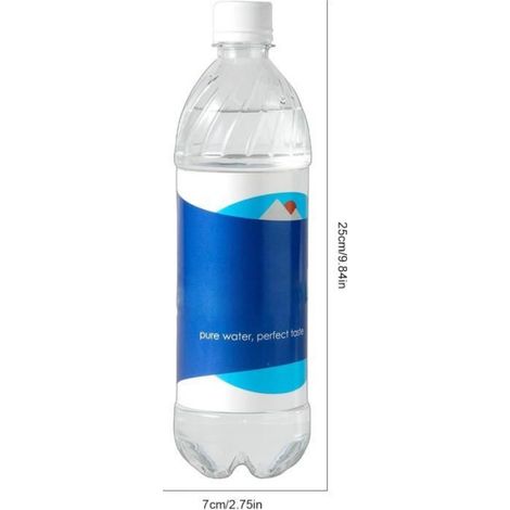 Conteneur d'argent sécurisé - Bouteille d'eau - ABS antidérapant - 20 cm - Stockage secret (1/4)