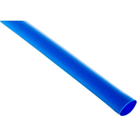 Dünnwandiger Schrumpfschlauch, 1-m-Abschnitte, CR 9,5/4,7 blau, 427552 /50 Stück/
