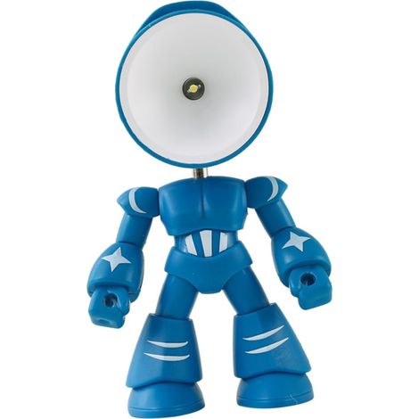 Veilleuse Robot Design Adorable Lampe Chevet Compacte Tactile avec Intensité Variable Lumière Chaude sans Scintillement Tête Rotative Ajustable pour Bureau et Chambre (1/5)