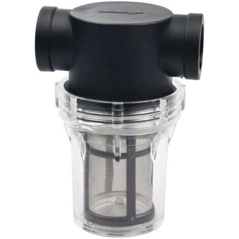 Pipeline Filtre de pompe à eau 1" avec tamis en acier inoxydable 100 mailles, filtre en maille en ligne pour arrosage du jardin (1/4)