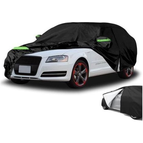 Housse de voiture d'hiver - Bâche de protection de voiture de qualité supérieure - Imperméable à l'eau et à la poussière - Pour hayon (430 x 170 x 140) (1/4)