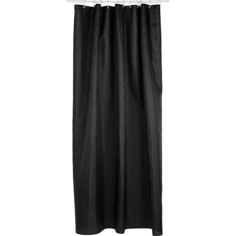 Tenda da doccia nera colorama 180x200cm - 5five