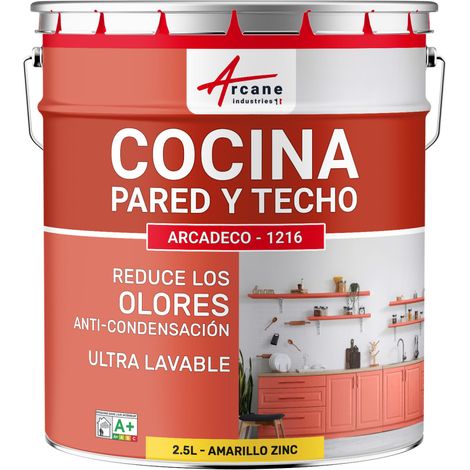 Pintura lavable para cocina: para paredes y techos de cocina - ARCADECO - 1216