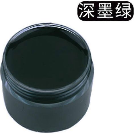 Crème de teinture et de réparation pour cuir, raviveur de couleur pour sacs, chaussures, canapés, vestes, masquant les rayures et restaurant le cuir véritable. Couleur : Vert foncé