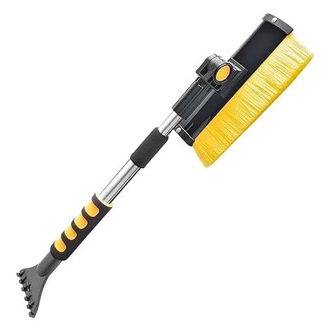 Rubber Snow Brush and Ice Scraper Telescopic Handle (1/5)
