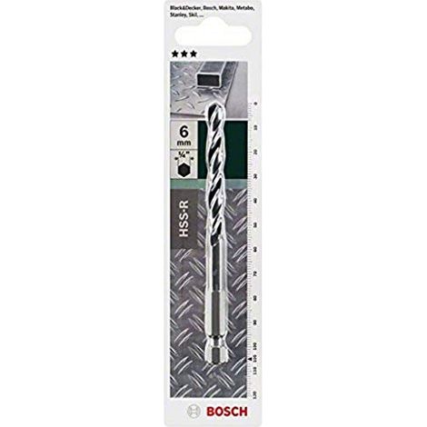 Punta metallo Bosch 2609255143 HSS-R 6 mm esagonale (1/4)
