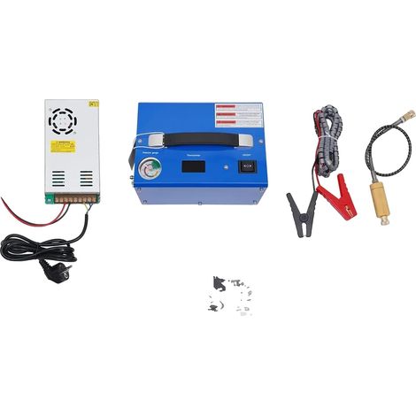 Compresseur d'air PCP, sortie haute pression, design portable, Bleu (1/2)