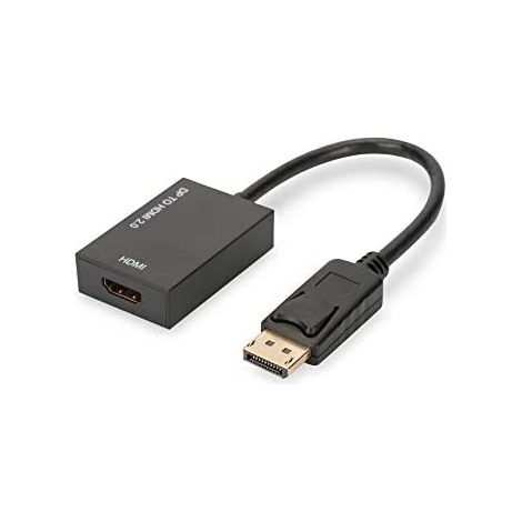 Adaptador DisplayPort de DIGITUS DPort -- HDMI St/Bus 0,2 m activo (1/3)