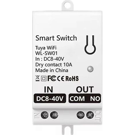 Module de contact sec intelligent WiFi Tuya 10A universel CC 8-40V-- (1/5)