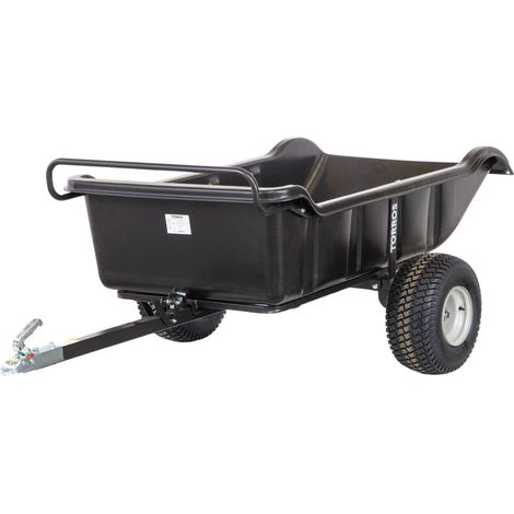 Torros – Remorque basculante 680 kg – Dimensions 1750 x 1012 mm – Essieu simple – Polyéthylène robuste – AHR680P2 (1/5)