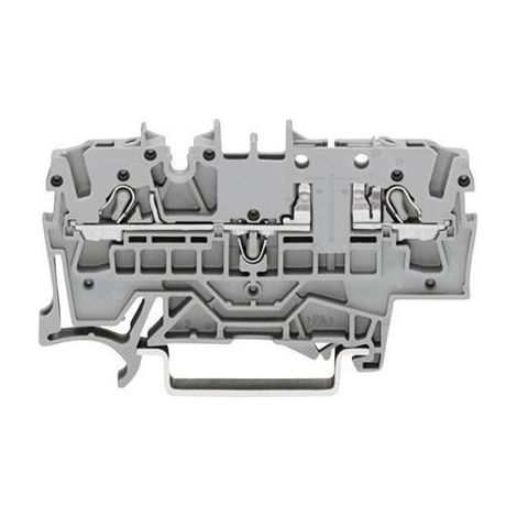 Wago 2002-1661 borne eléctrico gris 2 polos 16A 250V