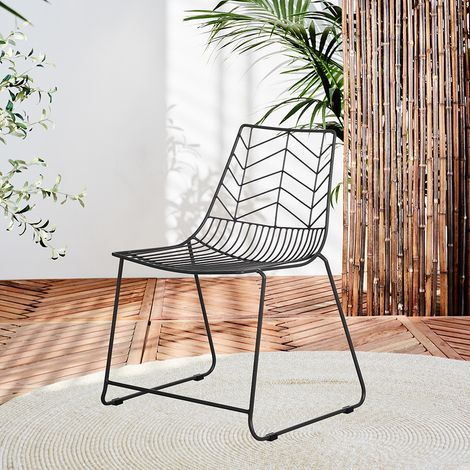 Gartenstuhl Metal Black Millie (1/5)
