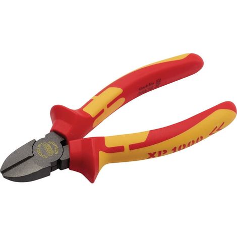 Draper XP1000 VDE Certified 140mm Diagonal Side Cutter Pliers for Electrical and Precision Cutting Tasks (1/2)