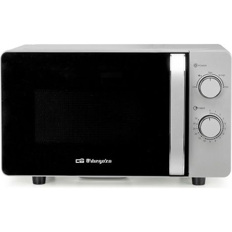 Orbegozo MI 2062 CE microondas Negro, Plata Solo microondas Encimera 20 L 700 W