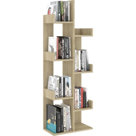 Bibliothèque Chêne sonoma 48x25,5x140 (1/5)