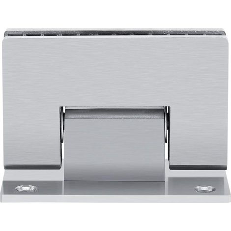 Charnière Murale Cadre de 8 à 10 Mm pour Porte de Douche Mur à Verre – Ouverture à 90 Degrés, Installation Facile, Convient aux Portes en Verre de 8 à 12 Mm D'épaisseur, (1/5)