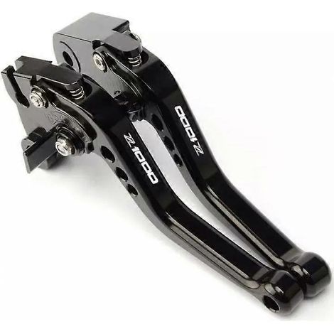 Levier de frein et d'embrayage court pour Kawasaki Z 1000 Z1000 (noir)