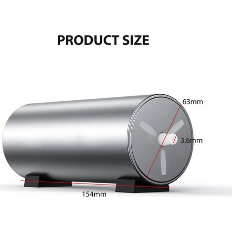 Accessoires pneumatiques auxiliaires pour machine de gravure laser, débit réglable de 10 à 30 l/min, faible niveau sonore, remplacement de la prise UE 100-240 V (1/5)