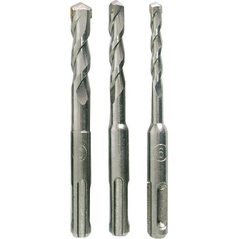 Punte per calcestruzzo mega sds plus 6 8 10 mm 3 pezzi