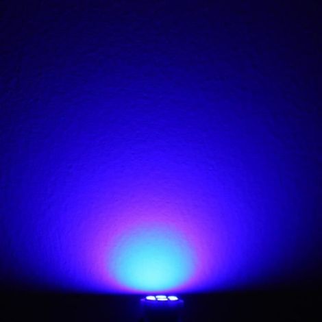 4pcs T10 SMD 1210 lampe de table à lampe bleue à LED bleu avec support (1/4)