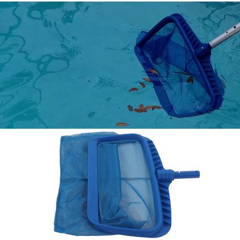 Écumoire de piscine robuste avec filtre à mailles fines, râteau séparateur de feuilles pour piscine. (1/5)