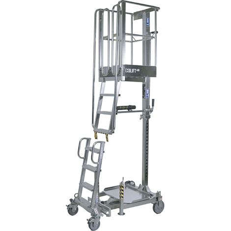 Piattaforma elevratice - Altezza mass. lavoro 3.97m - IXOLIFT-X400-INOX